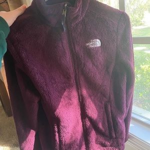 North face jacket maroon/ purple, XS